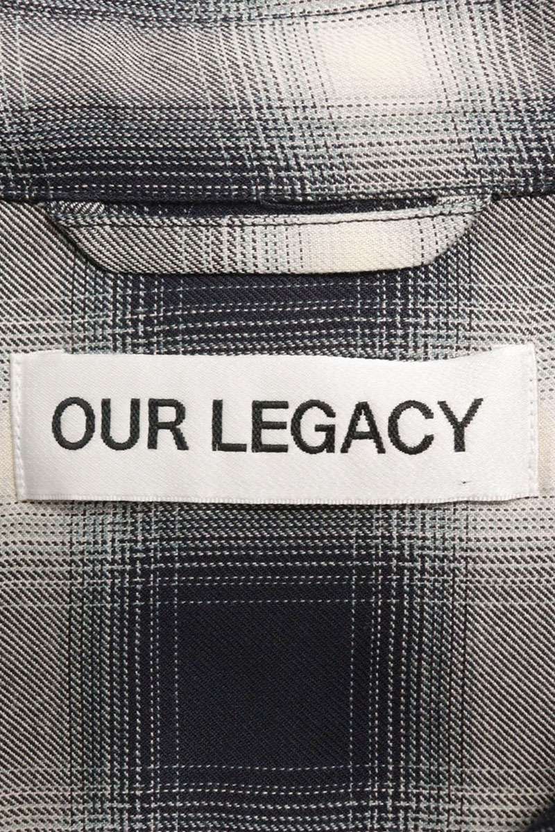 OUR LEGACY 26SS EVERYSHIRT Check Viscose Shirt Multi Size M