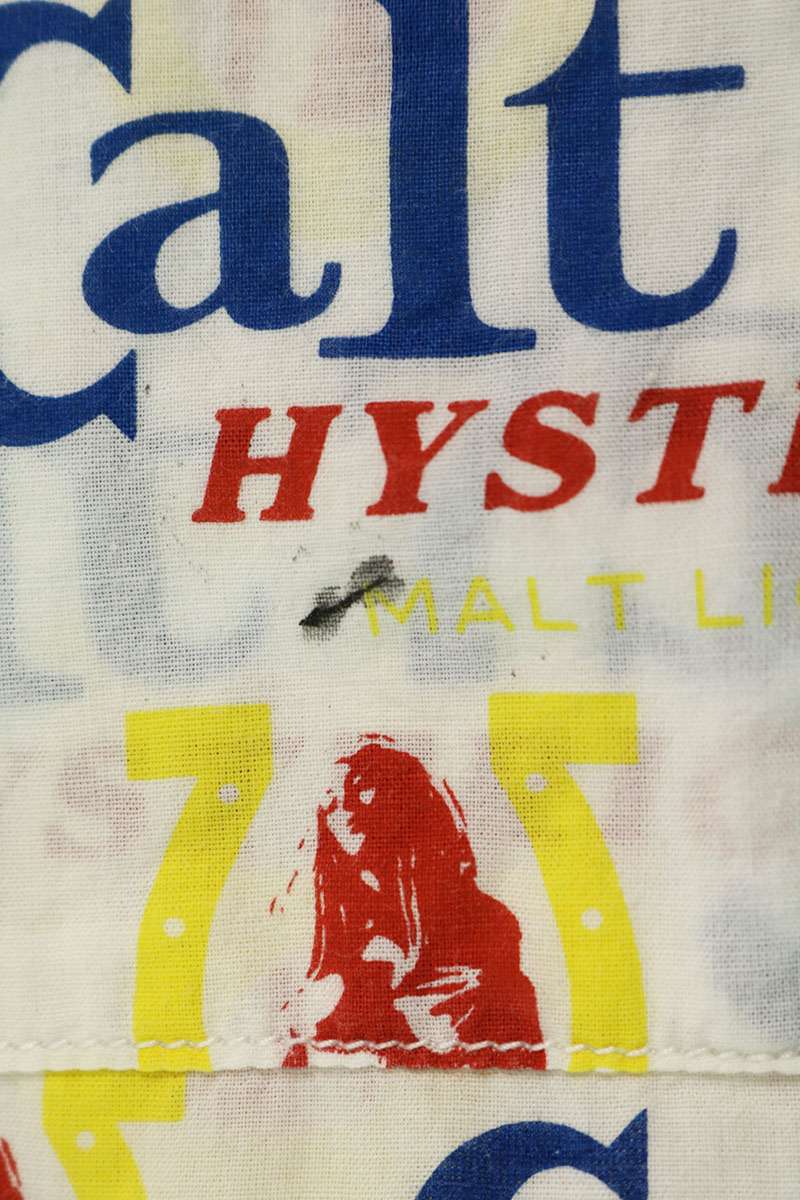 HYSTERIC GLAMOUR Multi Logo All-Over Print Cotton Long Sleeve Size S