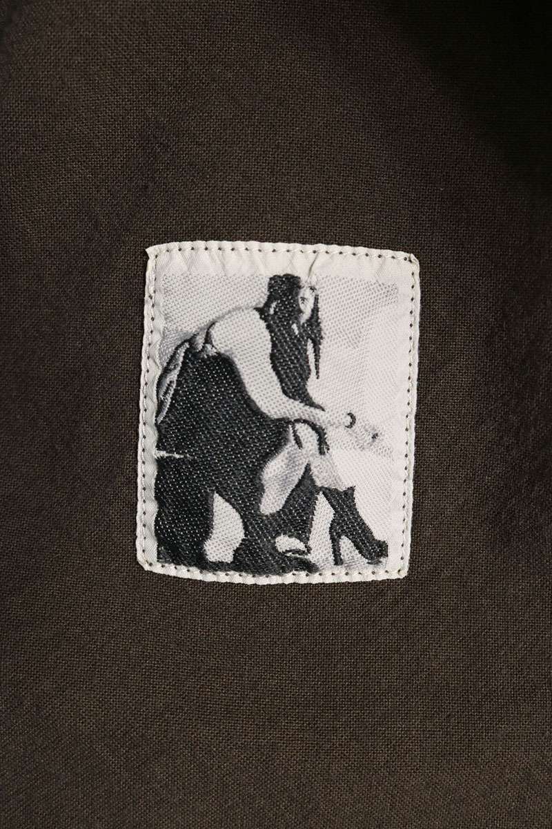 DRKSHDW Dark Brown Larry Jumbo Fog Pocket Shirt Size M