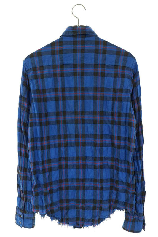 SAINT LAURENT PARIS 16SS Western Check Shirt Multi