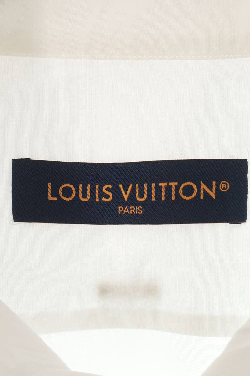 LOUISVUITTON Regular DNA Poplin Shirt White Size M