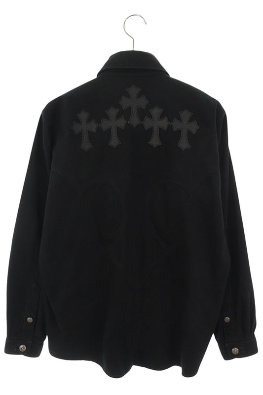 Chrome Hearts Back Flare Knee Cross Coverall Shirt Size M