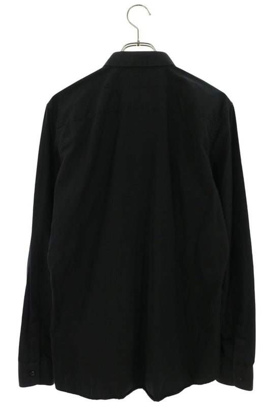GIVENCHY Feather Embroidered Shirt Black Size 40