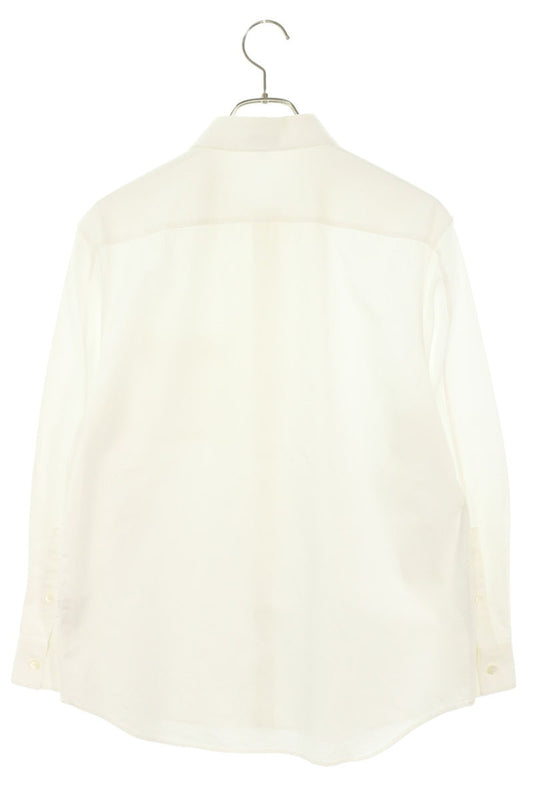 LOEWE Anagram Debossed Long Sleeve Shirt White Size M