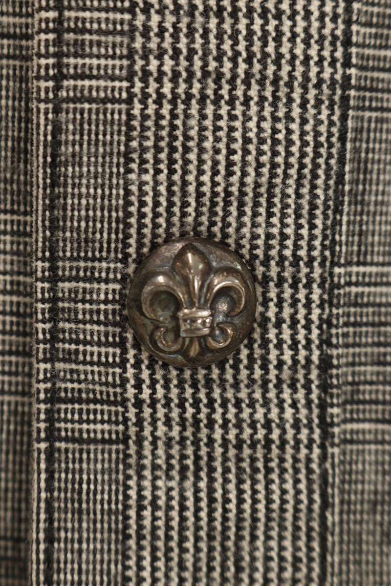 Chrome Hearts BS Fleur Patch Hickory Denim Shirt Size M
