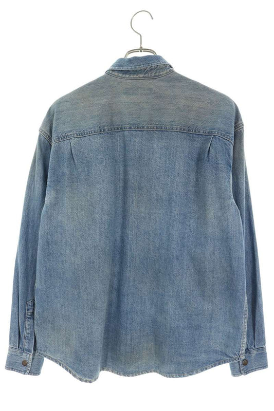 SUPREME 26SS Worn Snap Painter Shirt Size S