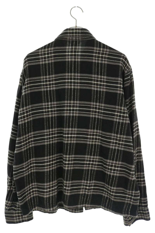 Chrome Hearts WORK DOG Plaid Flannel Shirt Size L