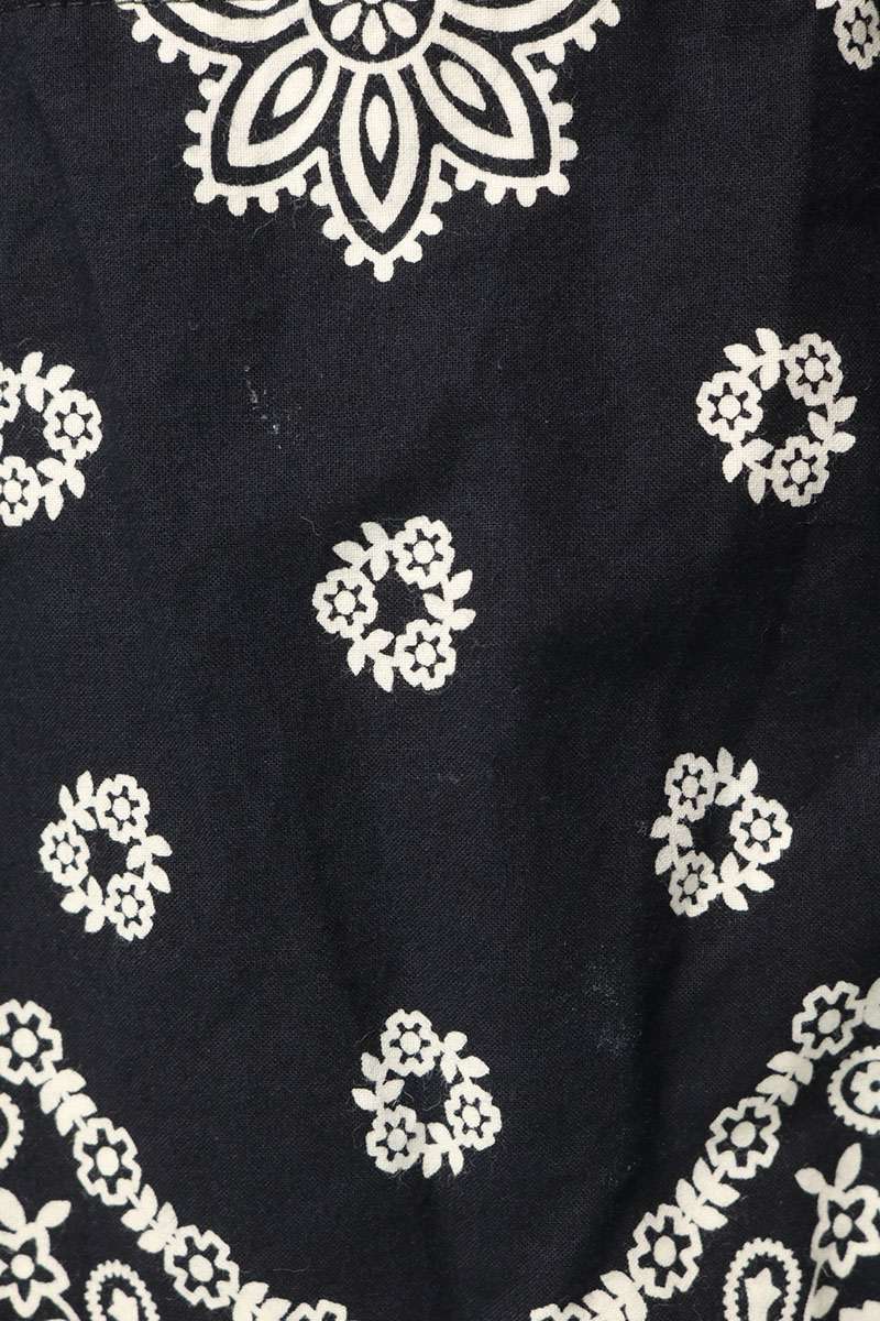 MIYAGIHIDETAKA Bandana Reconstructed Long Sleeve Shirt Multi Size 2