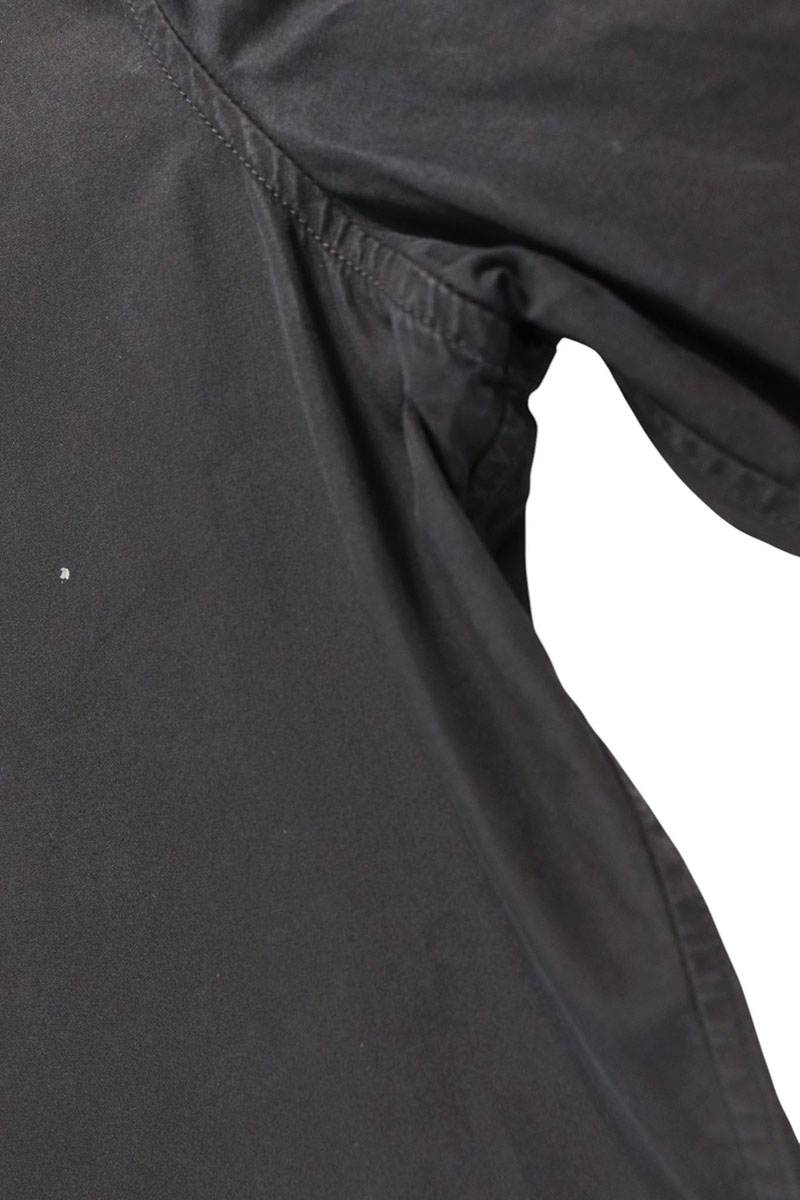 CELINE 19SS Cotton Stand Collar Long Shirt Black Size 38