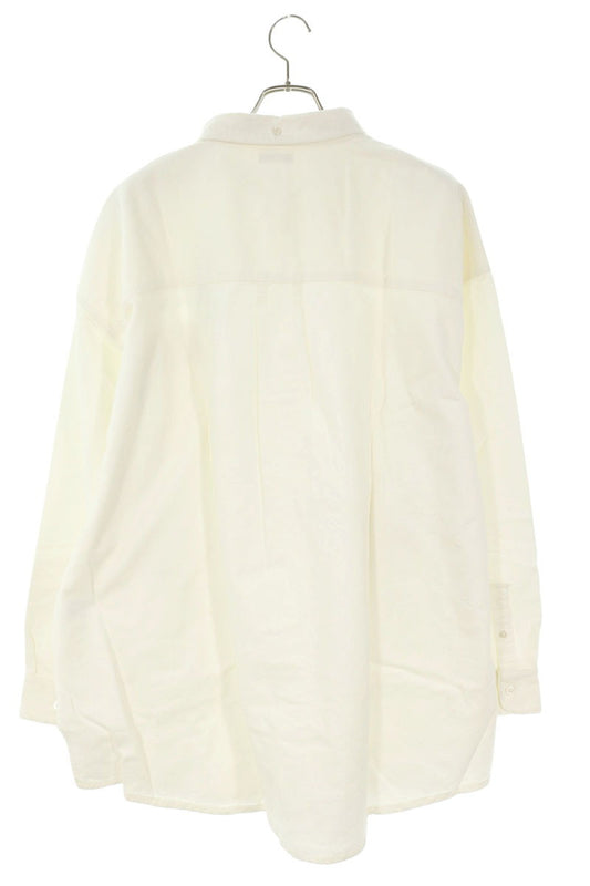 WILLY CHAVARRIA BIG DADDY Logo Denim BD Shirt White Size M