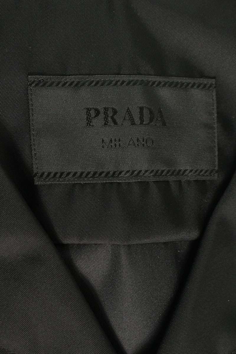 PRADA 24SS RE-NYLON Multi-Pocket SS Shirt Black Size S