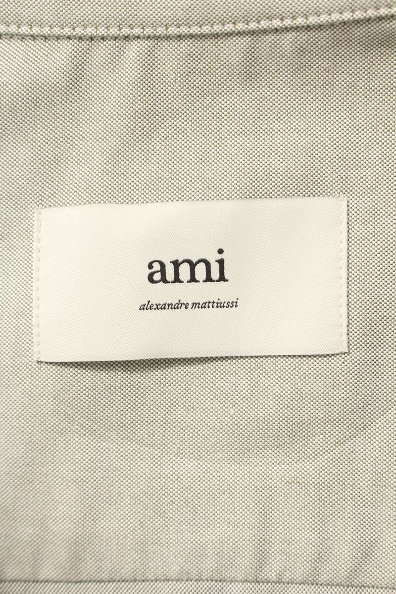 AMI Alexandre Mattiussi Heart A Embroidery S/S Shirt Size L