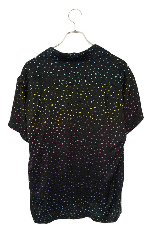 Amiri Print Silk Short Sleeve Shirt Size XS