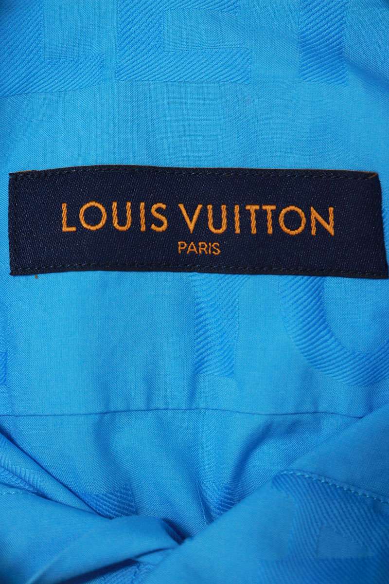 Louis Vuitton 21AW LV Short Sleeve Shirt Blue Size XS