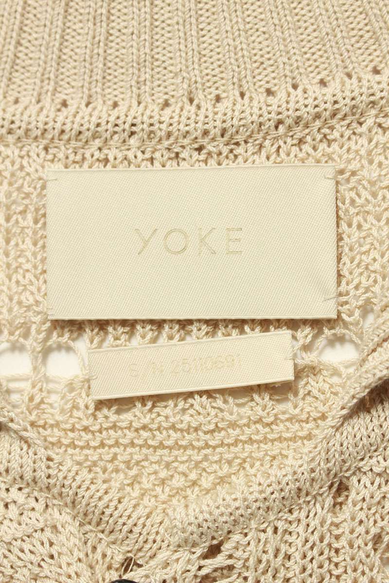 YOKE 25SS Short Sleeve Shirt Beige Size 3