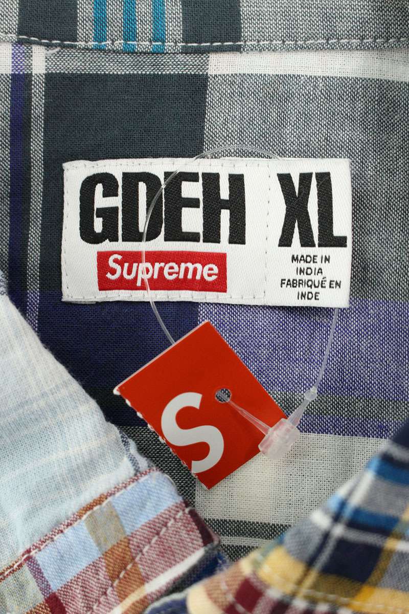 SUPREME GOODENOUGH Patchwork Shirt Multi 25SS Size XL