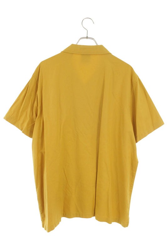 KITH Silk Cotton Blend Logo Embroidered S/S Shirt Size XL