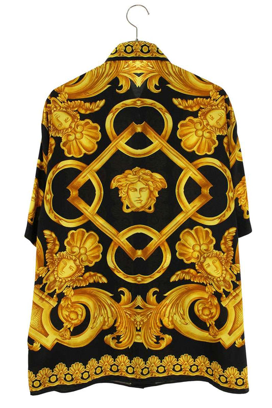 Versace All-Over Print Short Sleeve Shirt Multi Size XL