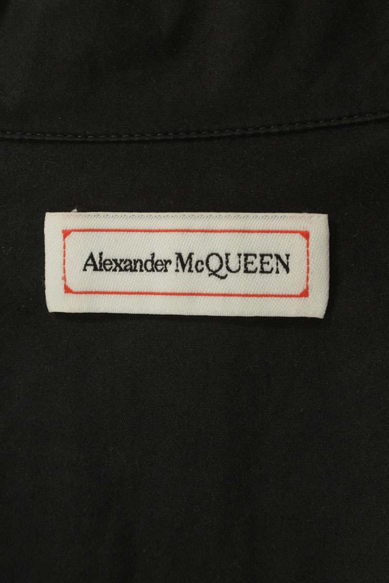 Alexander McQUEEN 24SS Marble Open Collar Shirt Size 17