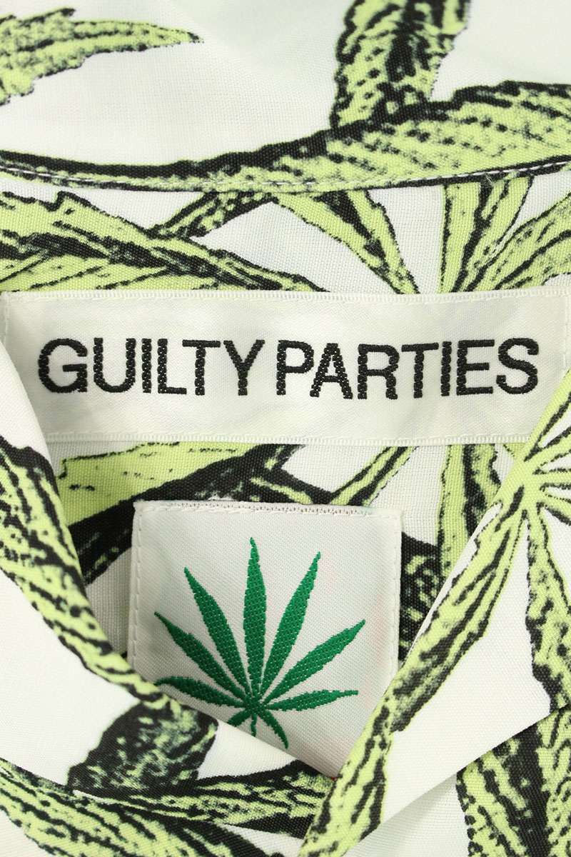 WACKO MARIA White HIGH TIMES Print Aloha S/S Shirt Size XL
