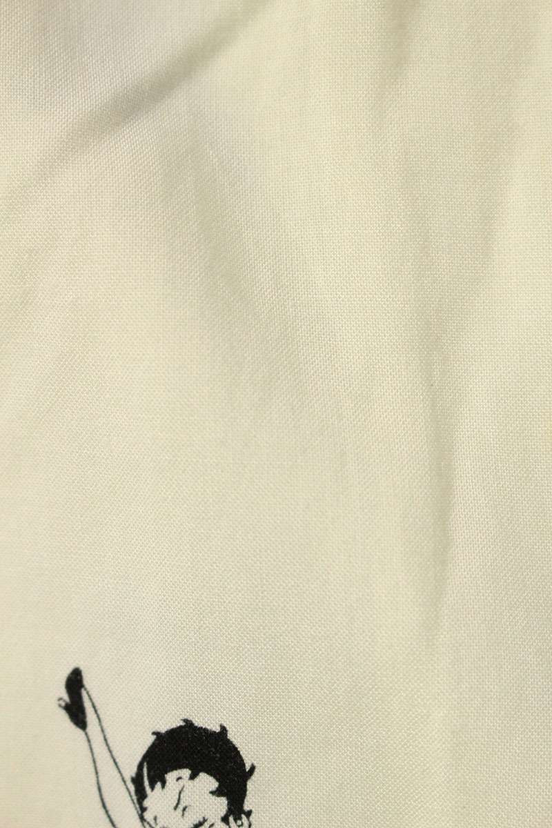 SUPREME 16SS Betty Boop Rayon S/S Shirt White Size M