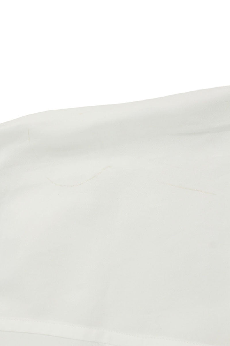 AURALEE 25SS White Washed Finx Twill Big Half Sleeve Size 4