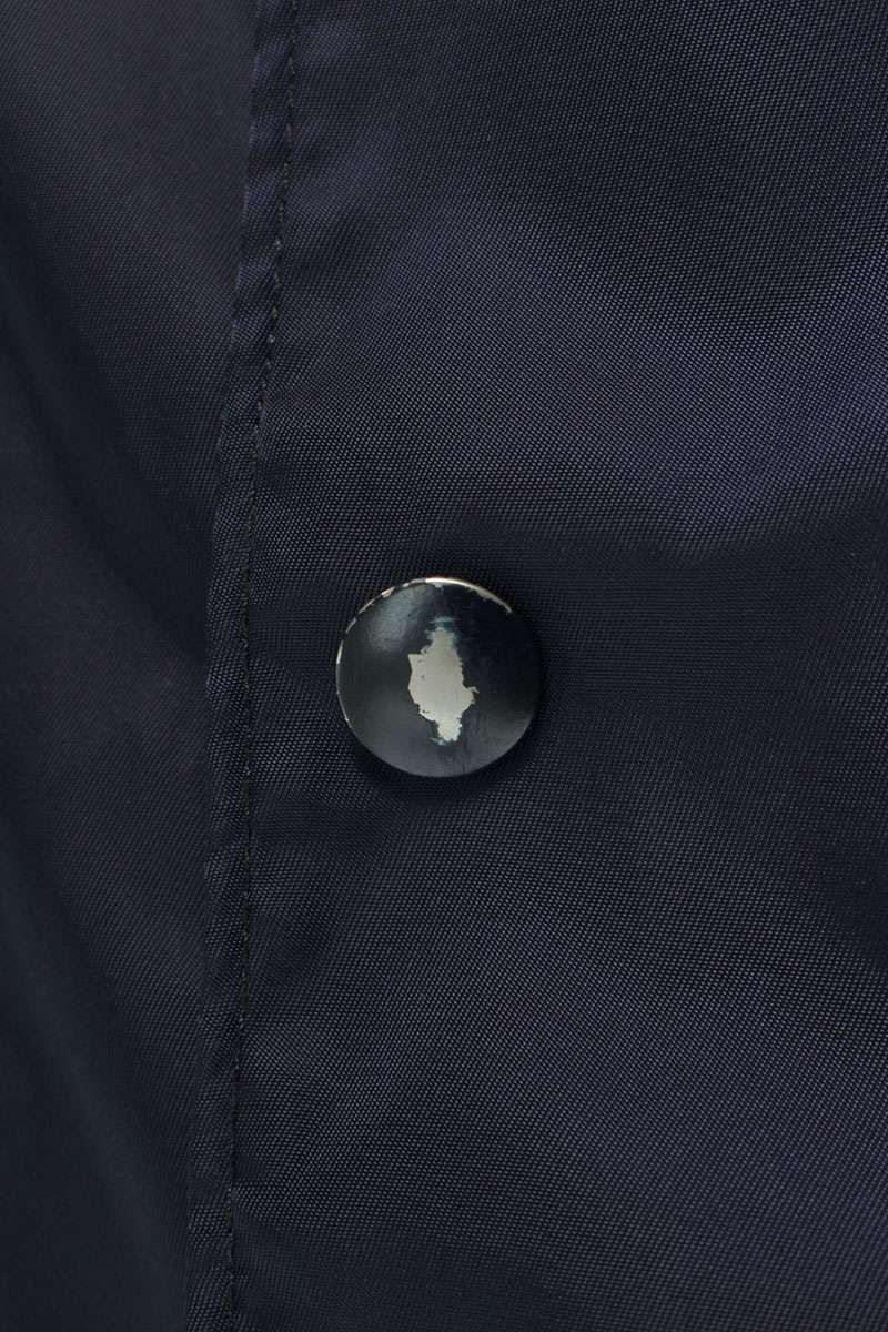 PRADA Re-Nylon Logo Plate S/S Shirt Navy Size S