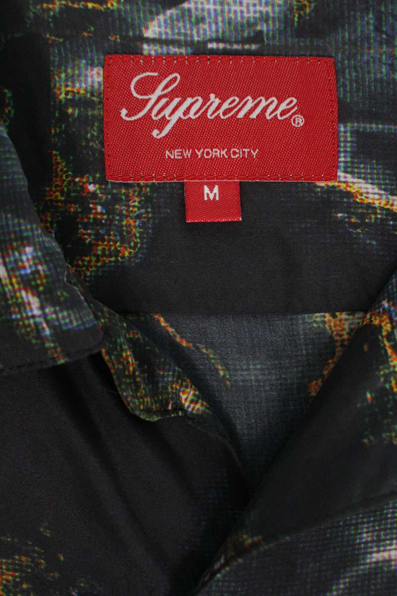 SUPREME 20AW Marble Silk S/S Shirt Size M