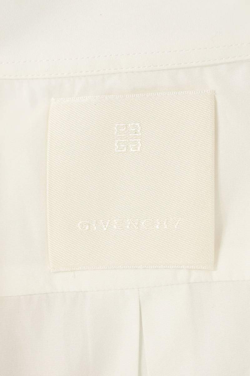GIVENCHY Embroidered Floral S/S Shirt White Size XXL
