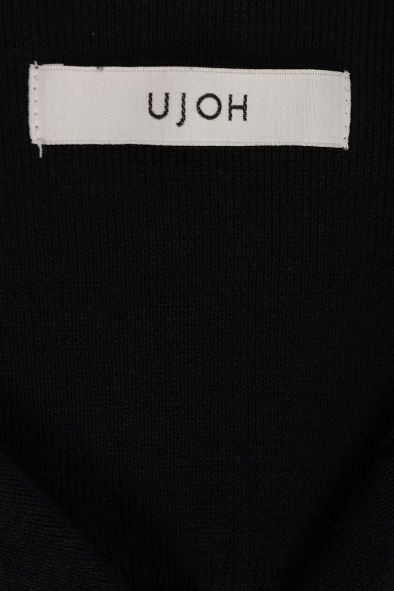 UJOH Open Collar Knit S/S Shirt Black Size XL