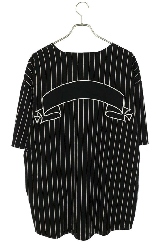 ASKYURSELF Multi Stripe Baseball S/S Shirt Size L