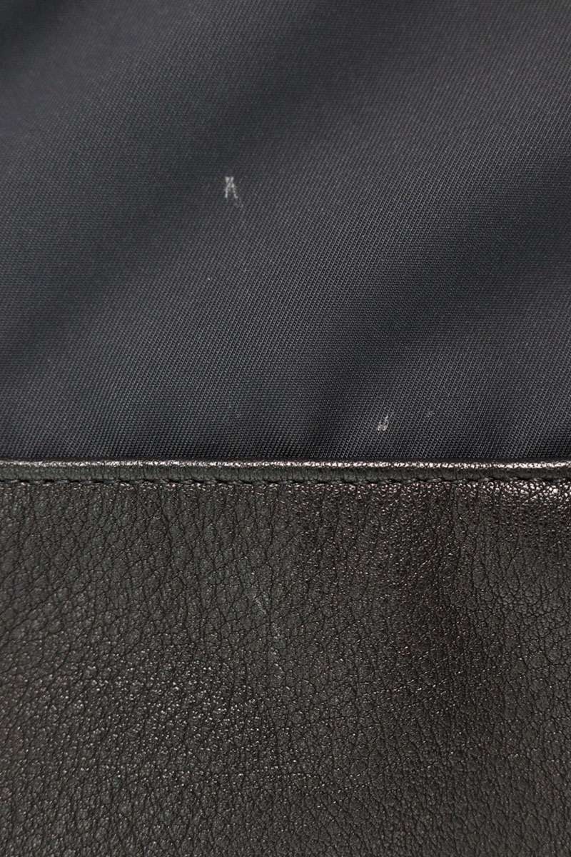 Chrome Hearts Nylon Leather Cross Patch Zip Shirt Size XXL