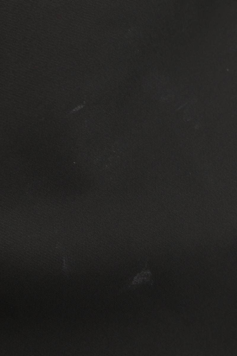 PRADA Triangle Logo Nylon Short Sleeve Shirt Black Size XL