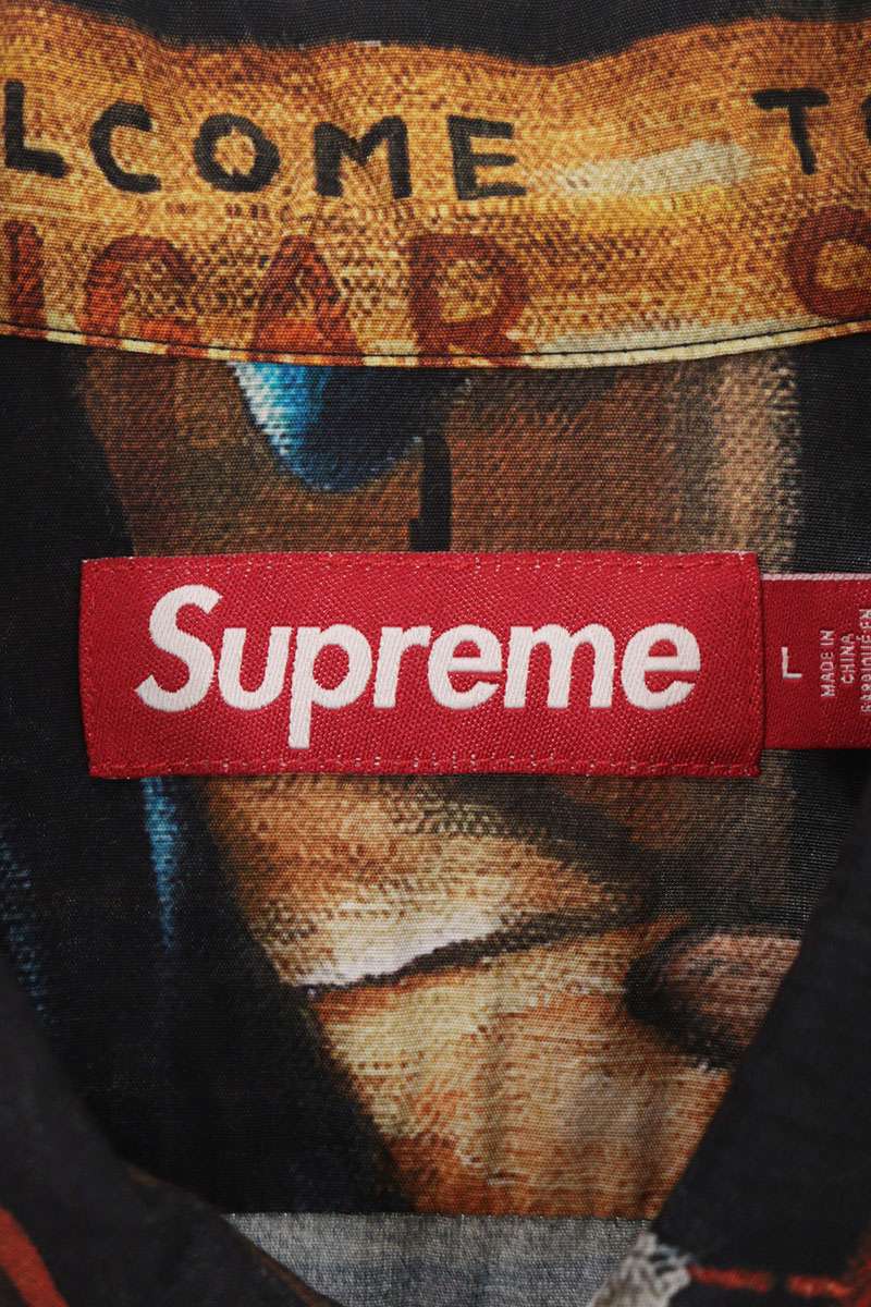 SUPREME Ernie Barnes S S Shirt All-over Viscose Multi Size L
