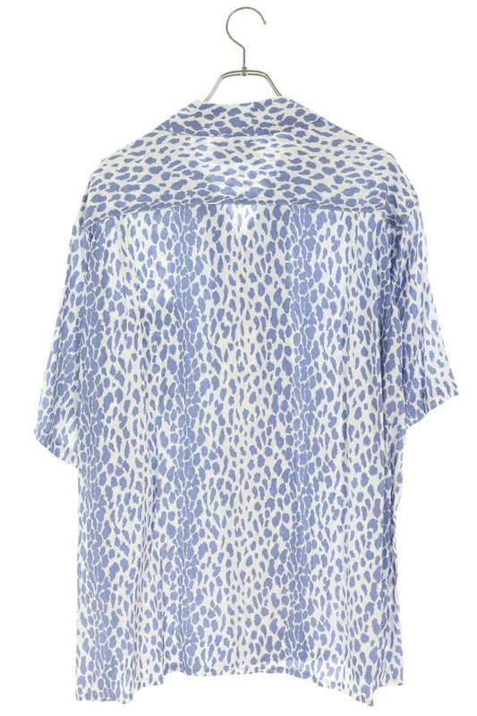 WACKO MARIA 23SS Leopard Open Collar Rayon S/S Shirt Size XL