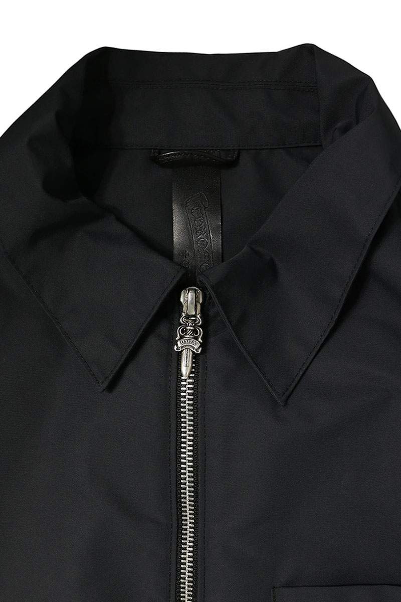 Chrome Hearts Carpenter Leather Pocket Zip Shirt Size L
