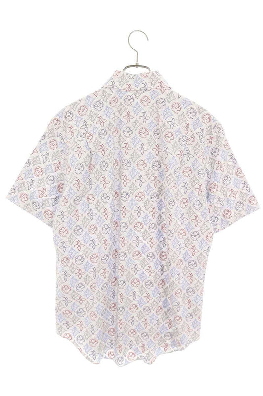LOUISVUITTON 21SS Monogram Signature Shirt White Size M