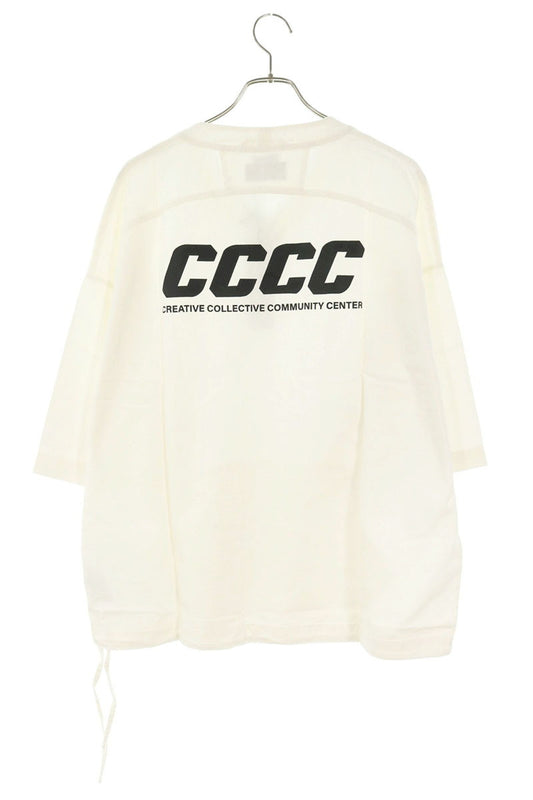 WILLY CHAVARRIA Jail Shirt V-Neck Pullover White Size S