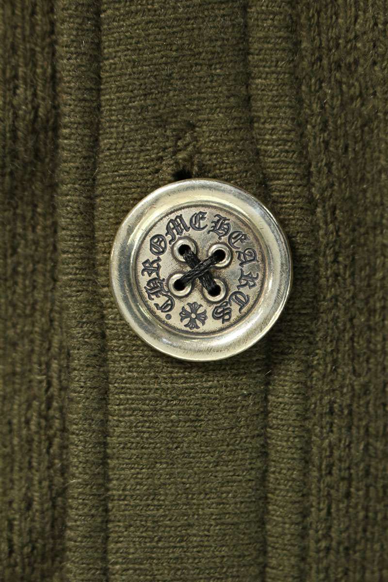 Chrome Hearts Chest Vine Dagger Cashmere Knit Green Size L