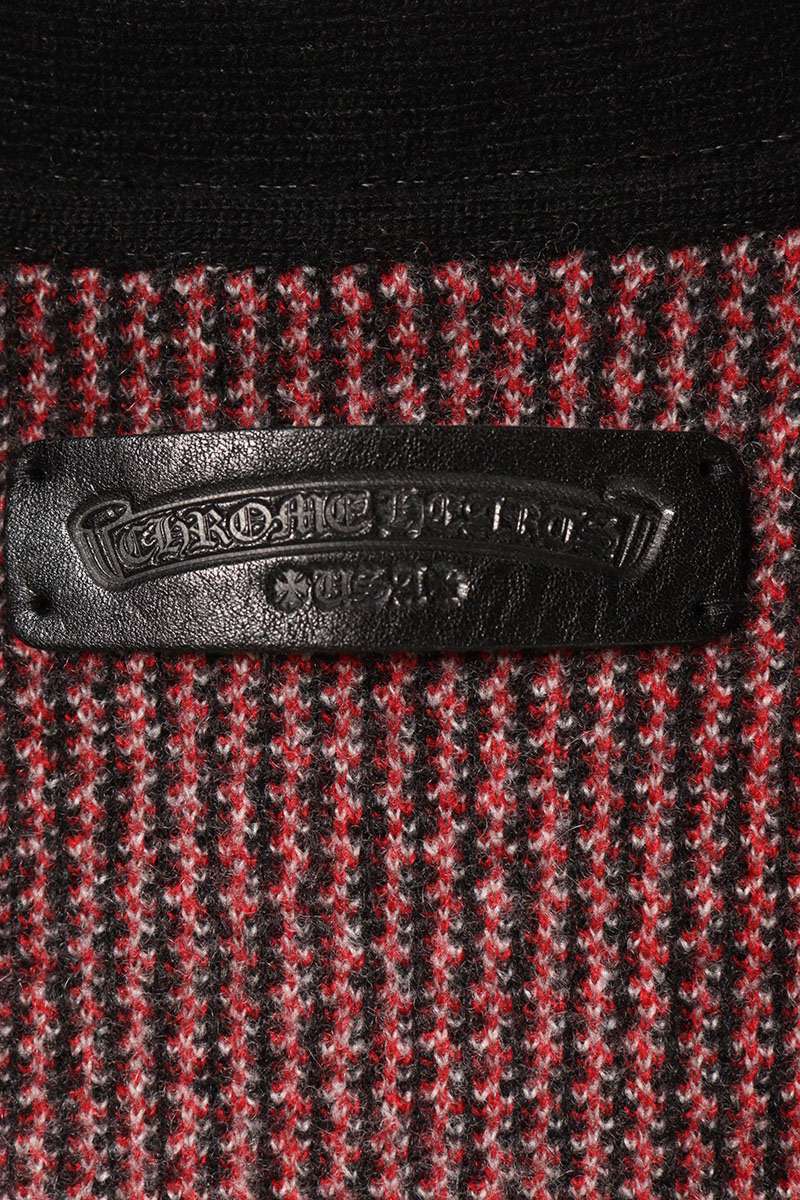 Chrome Hearts BIG CITY Plaid Cashmere Knit Cardigan Size S