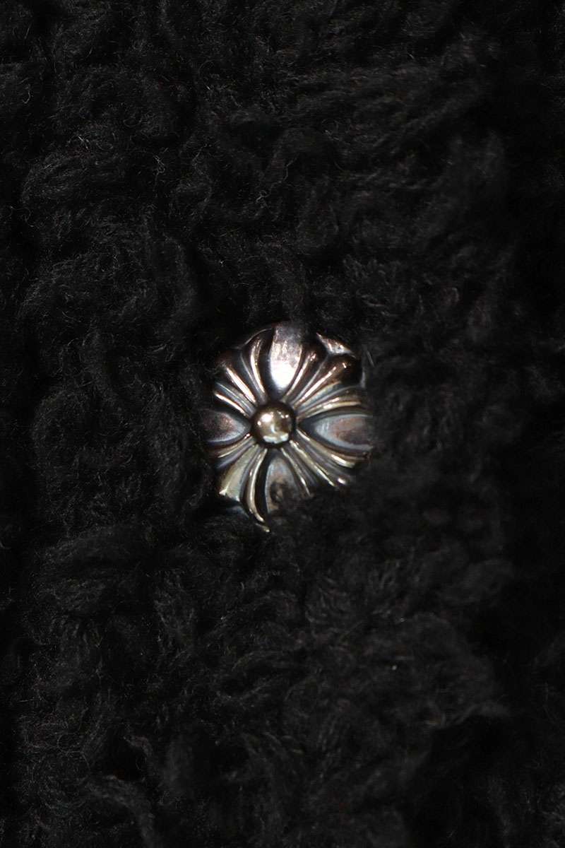 Chrome Hearts Cross Patch Cashmere Silk Cardigan Size S
