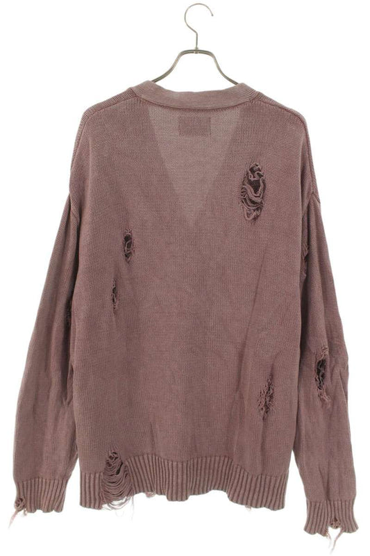 NUMBER(N)INE Distressed Cardigan Pink Size XL