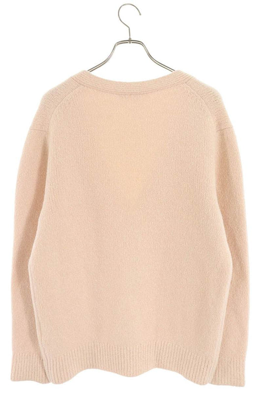 ACNE STUDIOS Pink Oversized Wool Blend Cardigan Size XS