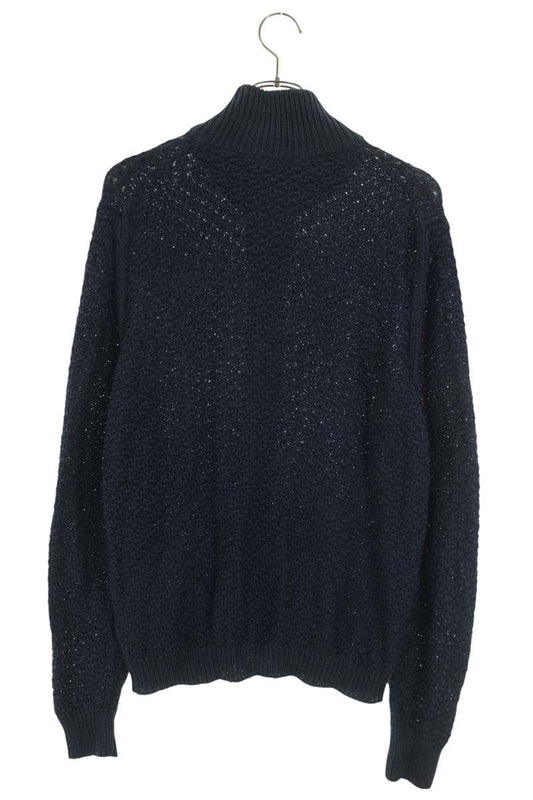 Cruciani Cotton Silk Linen Blend Cardigan Blue Size L
