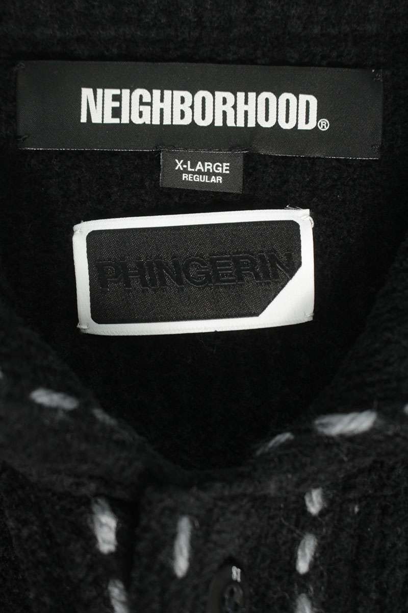 Neighborhood x PHINGERIN Knit Cardigan Black Size XL