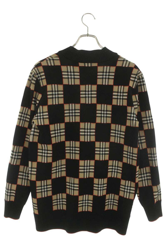 Burberry Check Cardigan Brown Multi Size XS