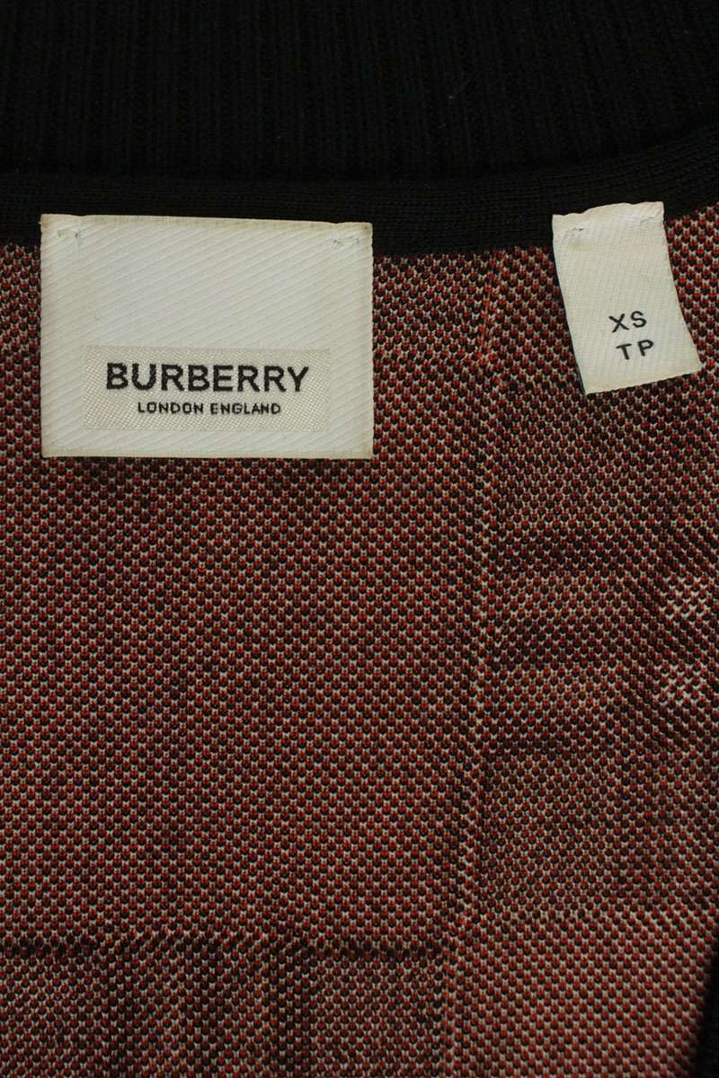 Burberry Check Cardigan Brown Multi Size XS