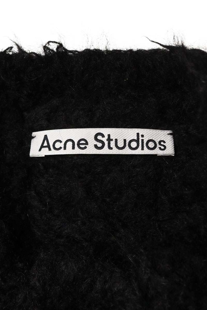 ACNE STUDIOS Alpaca Blend Cardigan Black Size L