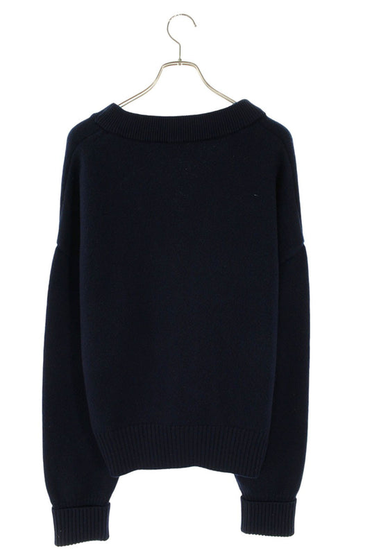 AMI Alexandre Mattiussi Wool Ami de Coeur Cardigan Size L