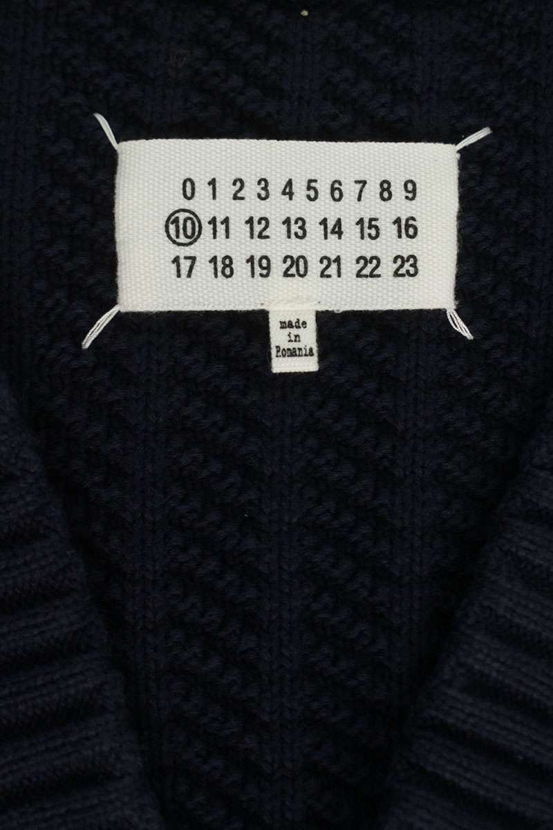 Maison Martin Margiela Distressed Cable Knit Cotton Size S